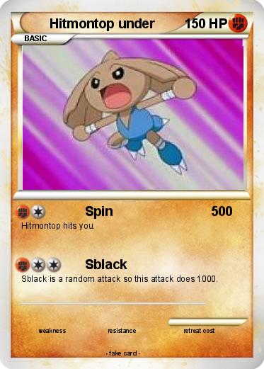 Pokemon Hitmontop under