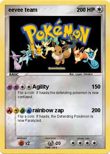 Pokemon eevee team