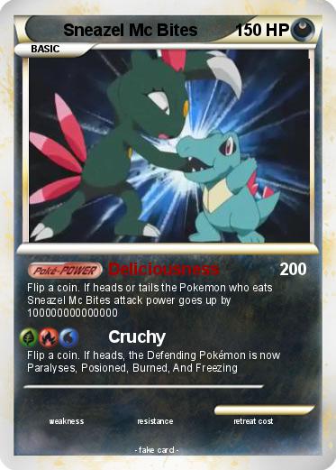 Pokemon Sneazel Mc Bites