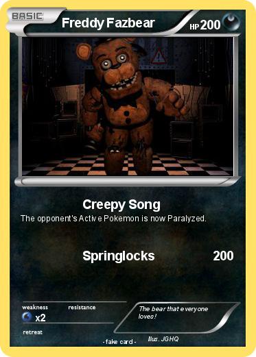 Pokemon Freddy Fazbear