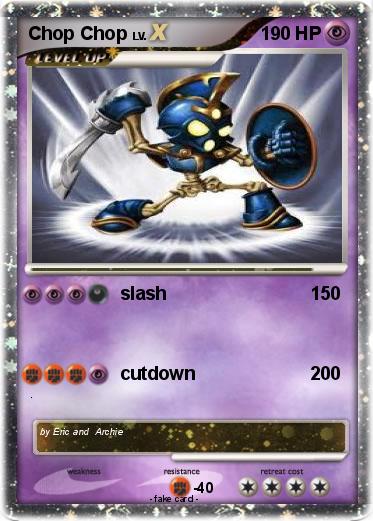 Pokemon Chop Chop