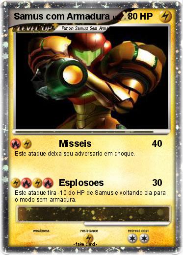 Pokemon Samus com Armadura