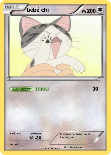 Pokemon bébé chi