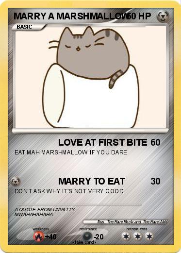 Pokemon MARRY A MARSHMALLOW