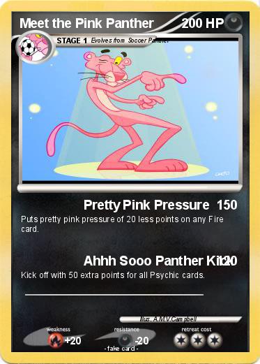 Pokemon Meet the Pink Panther