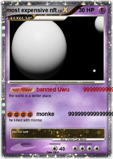 Pokemon most expensive nft