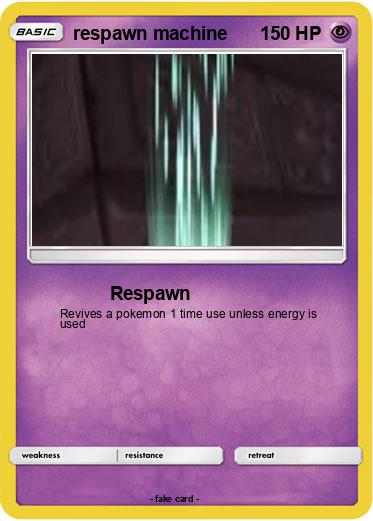 Pokemon respawn machine