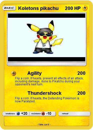Pokemon Koletons pikachu