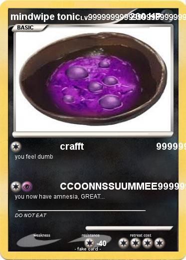 Pokemon mindwipe tonic