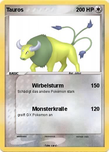 Pokemon Tauros