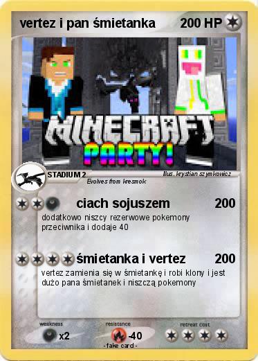 Pokemon vertez i pan śmietanka