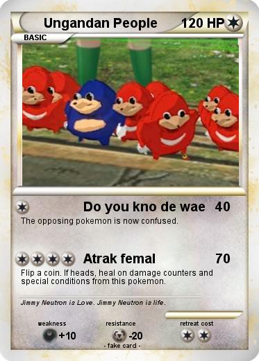 Pokemon Ungandan People