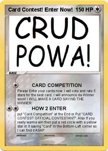 Pokemon Card Contest! Enter Now!