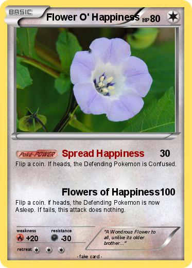Pokemon Flower O' Happiness