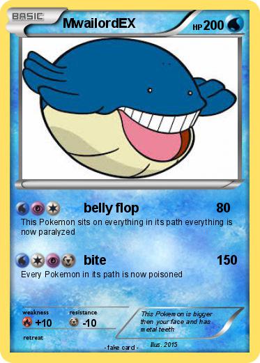 Pokemon MwailordEX