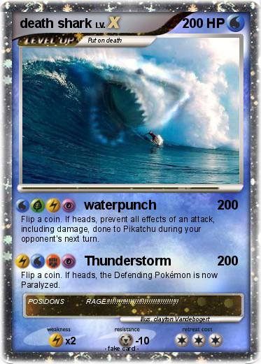Pokemon death shark