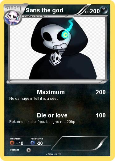 Pokemon Sans the god
