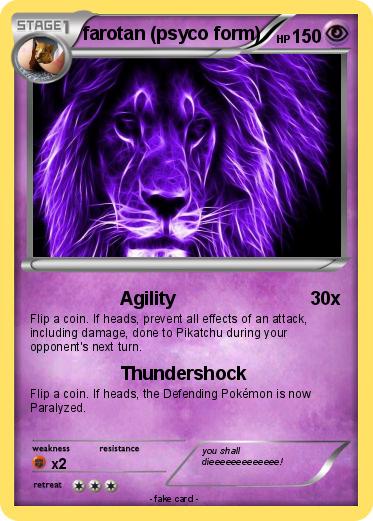 Pokemon farotan (psyco form)