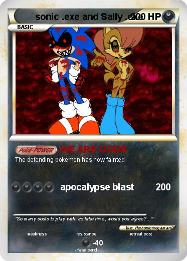 Pokemon sonic .exe and Sally .exe
