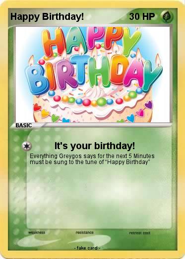 Pokemon Happy Birthday!