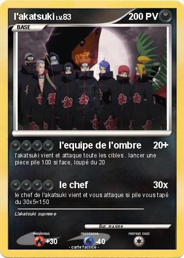 Pokemon l'akatsuki