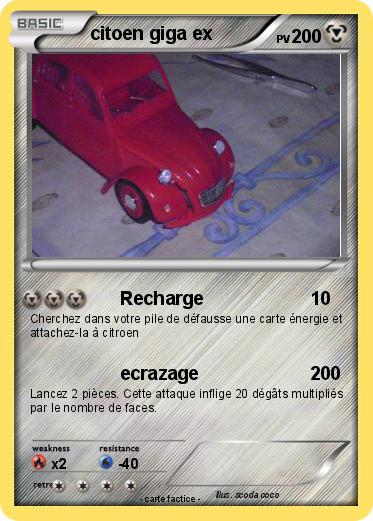 Pokemon citoen giga ex