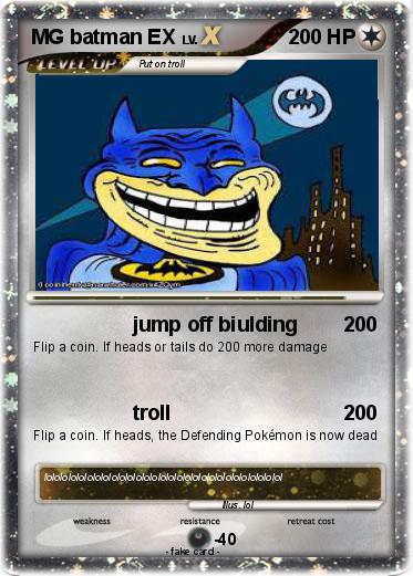 Pokemon MG batman EX