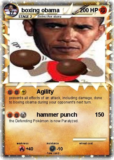 Pokemon boxing obama