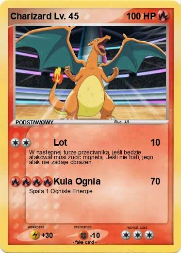 Pokemon Charizard Lv. 45
