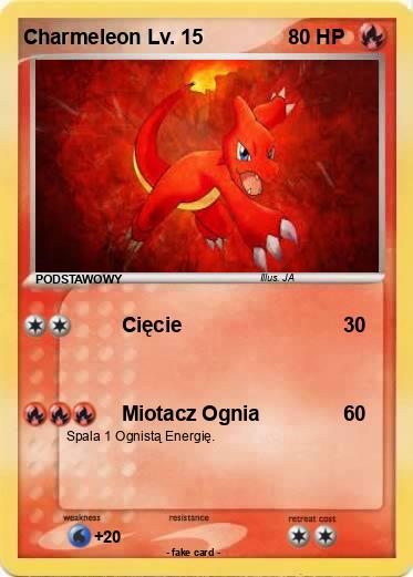 Pokemon Charmeleon Lv. 15