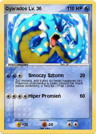 Pokemon Gyarados Lv. 36