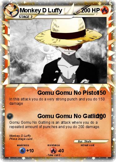 Pokemon Monkey D Luffy