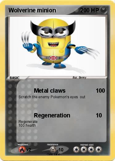 Pokemon Wolverine minion