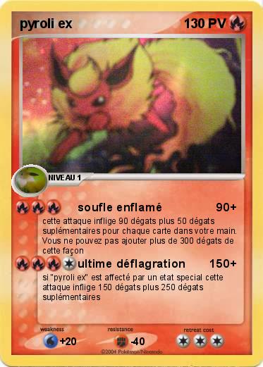 Pokemon pyroli ex 