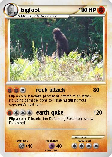 Pokemon bigfoot