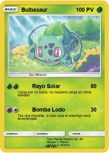 Pokemon Bulbasaur