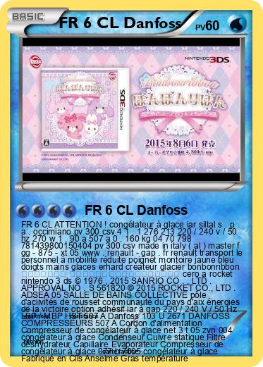 Pokemon FR 6 CL Danfoss