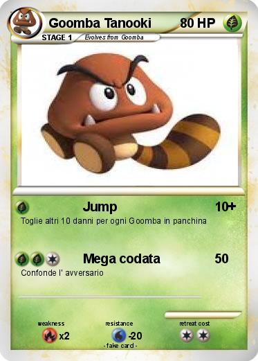 Pokemon Goomba Tanooki