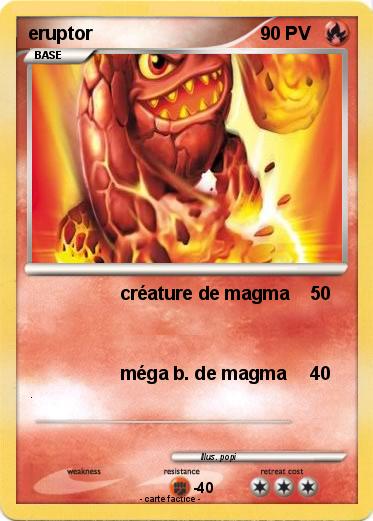 Pokemon eruptor