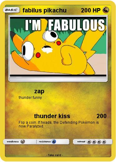 Pokemon fabilus pikachu