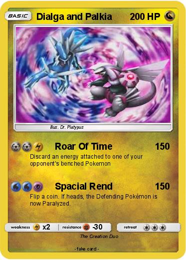 Pokemon Dialga and Palkia