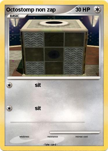Pokemon Octostomp non zap