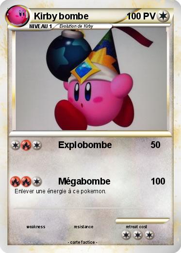 Pokemon Kirby bombe