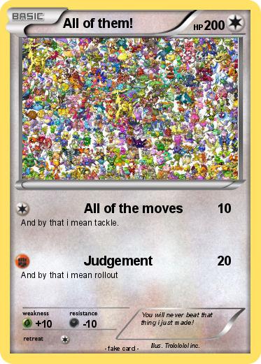 Pokemon All of them!