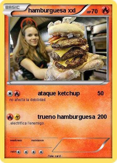 Pokemon hamburguesa xxl