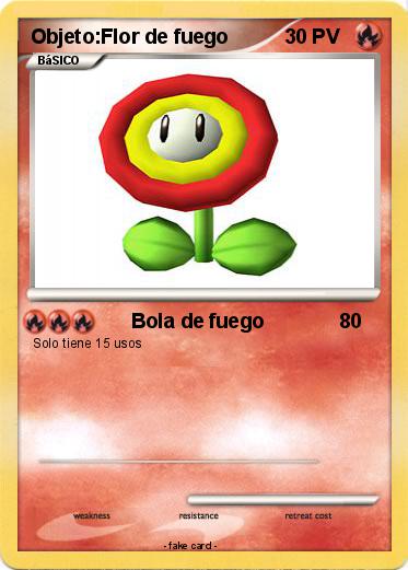 Pokemon Objeto:Flor de fuego