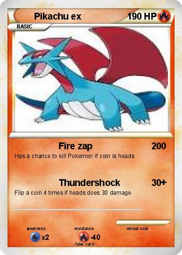 Pokemon Pikachu ex
