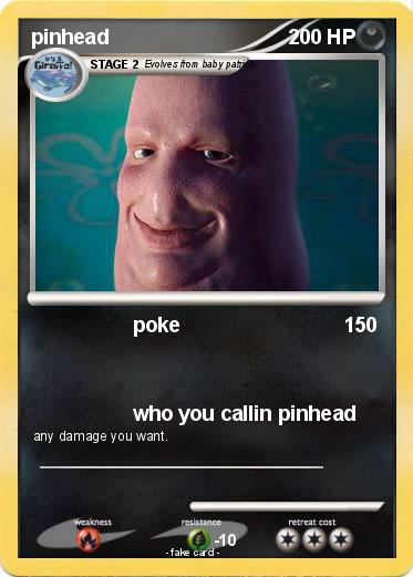 Pokemon pinhead