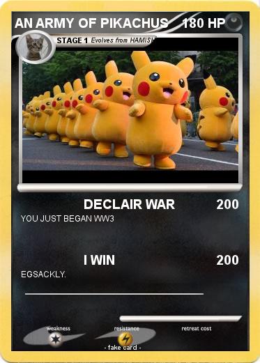 Pokemon AN ARMY OF PIKACHUS