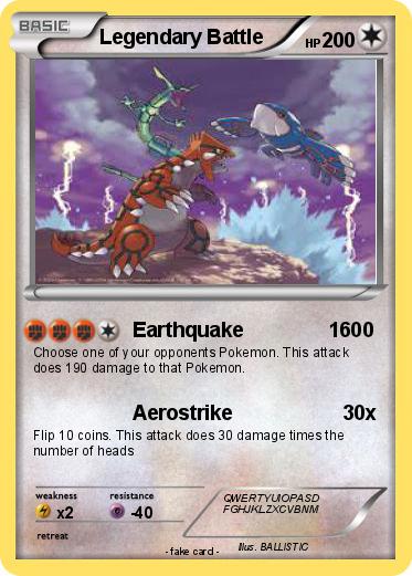 Pokemon Legendary Battle